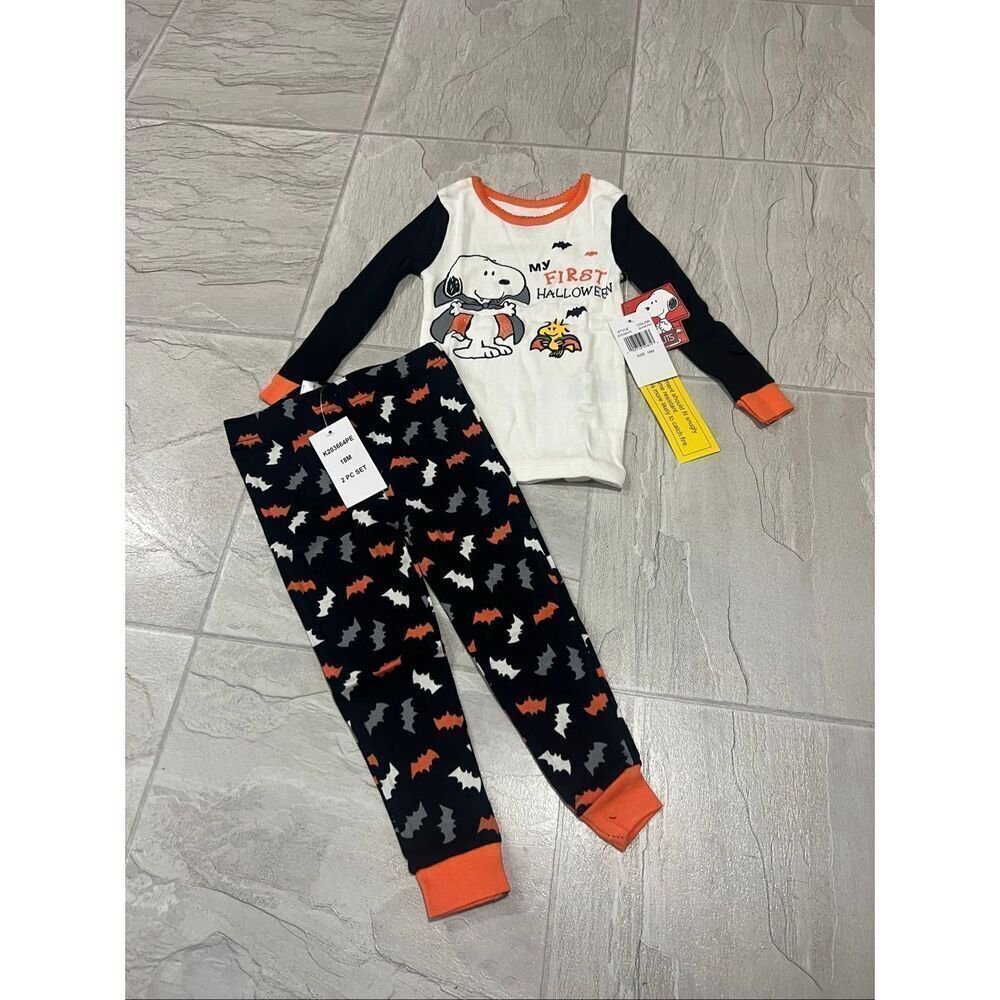 Peanuts Snoopy My First Halloween Jammy Set Unisex Size 18 Month NEW